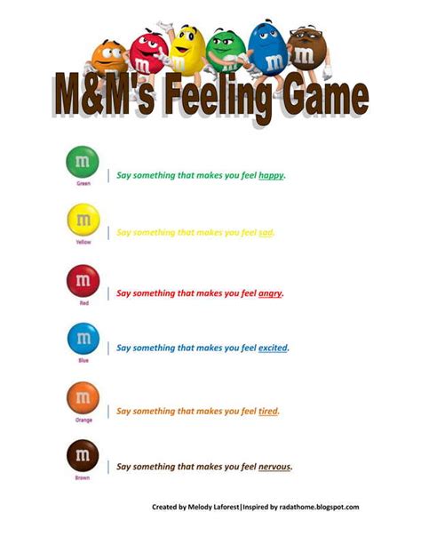 m&m feelings game|如何确定螺丝型号？ .